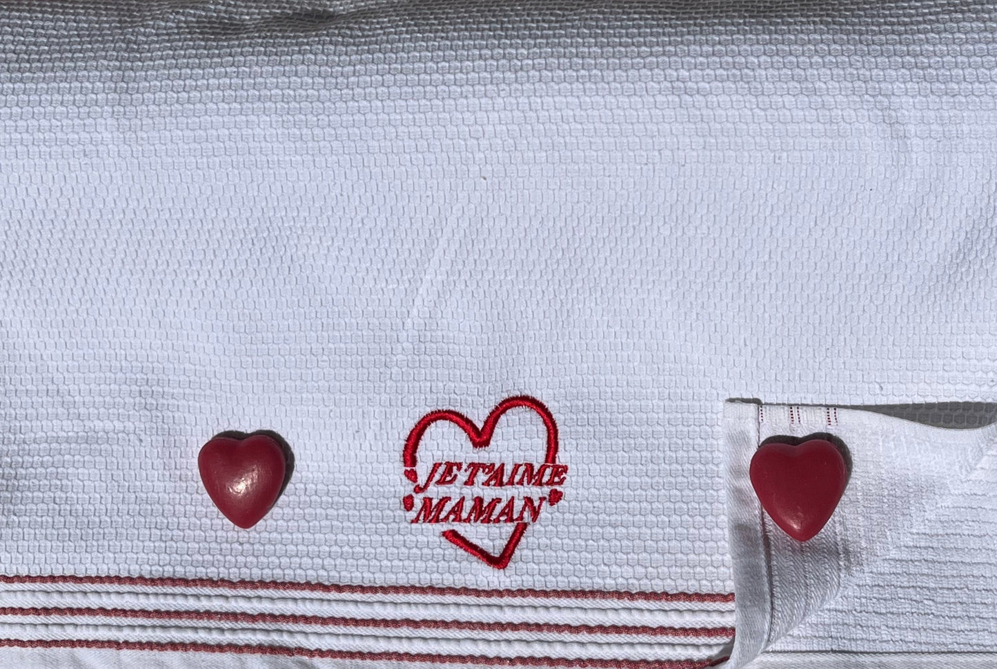 Serviette de bain "Je t'aime Maman"