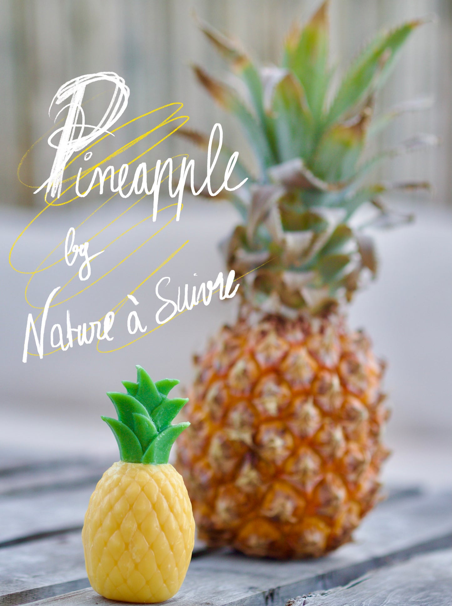 Mini-Savon parfumé décoratif Ananas